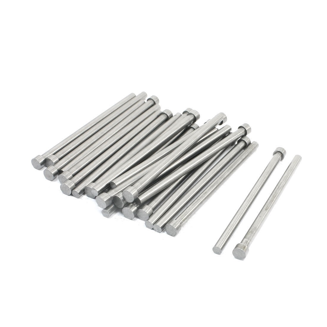 Mould Manufacturing 8mm Tip 5.5mm Shank Straight Ejector Pins 25 PCS