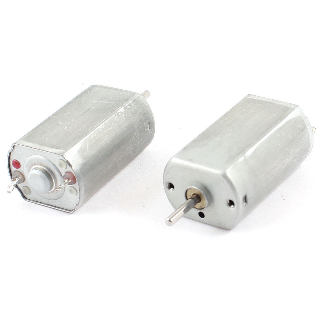 2 Pcs 6400RPM Rotary Speed Cylinder Shape Magnetic DC Geared Motor 6V