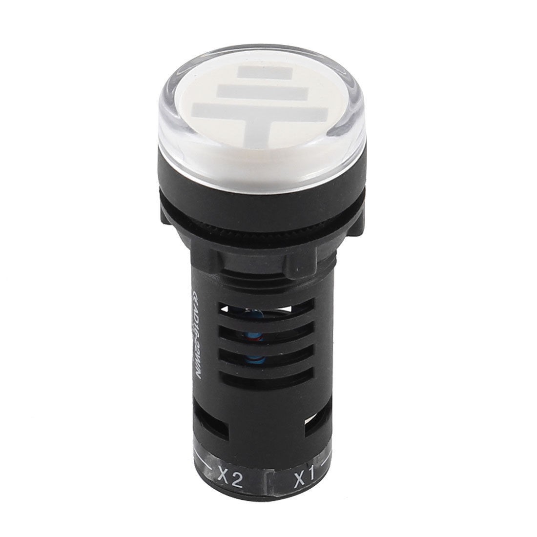 Black AD16-22W/N AC/DC 24V Red Green Grounding Position Indicator Lamp Light