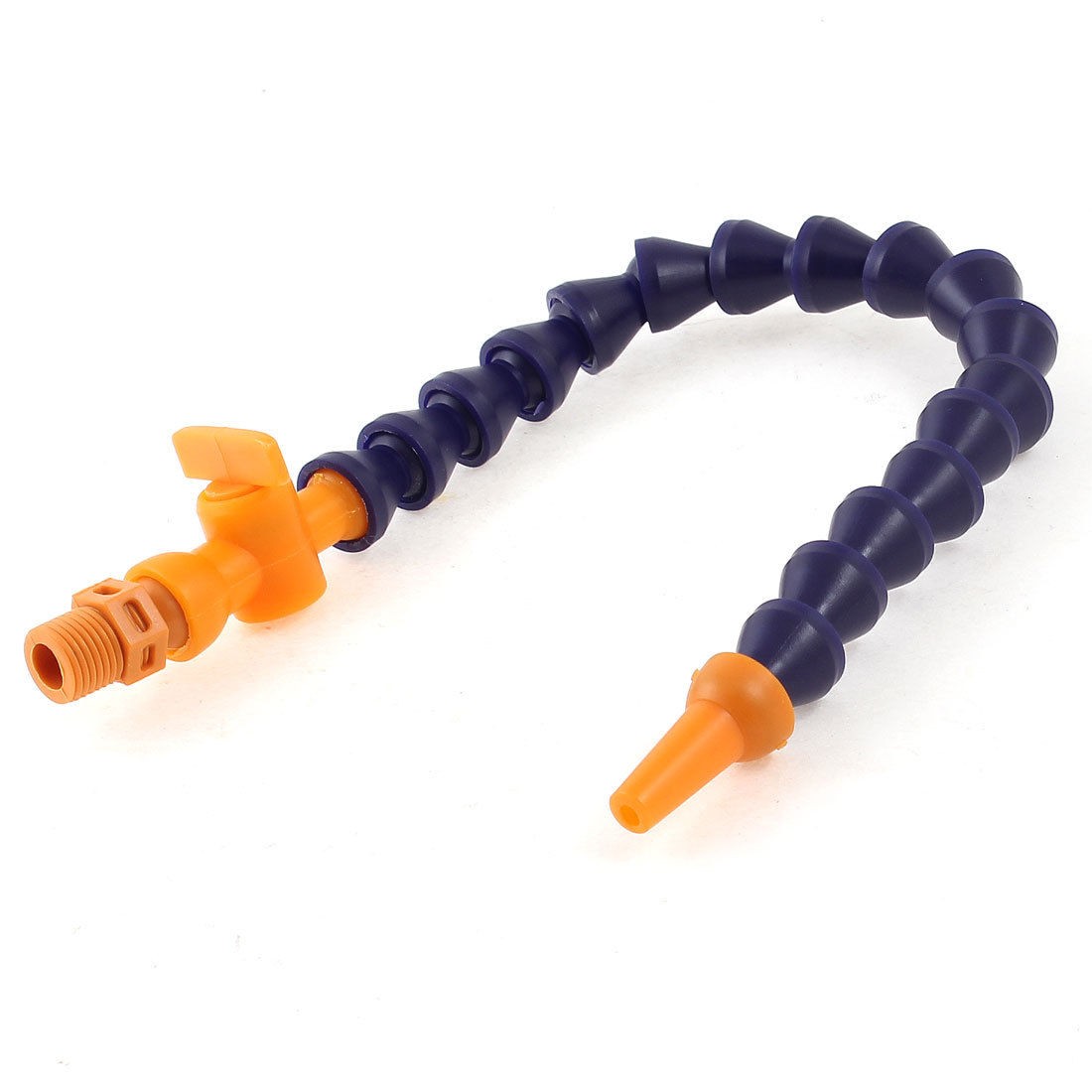 1/4PT Thread Plastic Flexible Water Oil Coolant Pipe w Switch for Lathe