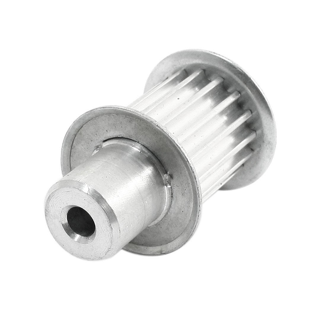 6mm Bore 5mm Pitch 16T Flanged Groove Timing Pulley for 27mm Width Belt