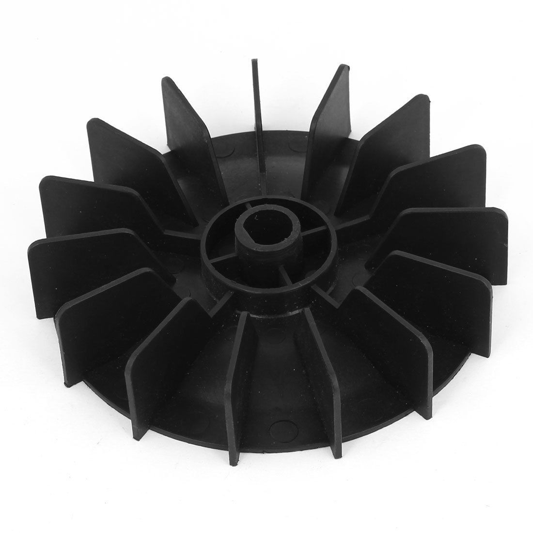 Black Plastic 14.5mm Inner Dia 15 Blades Air Compressor Fan Blade