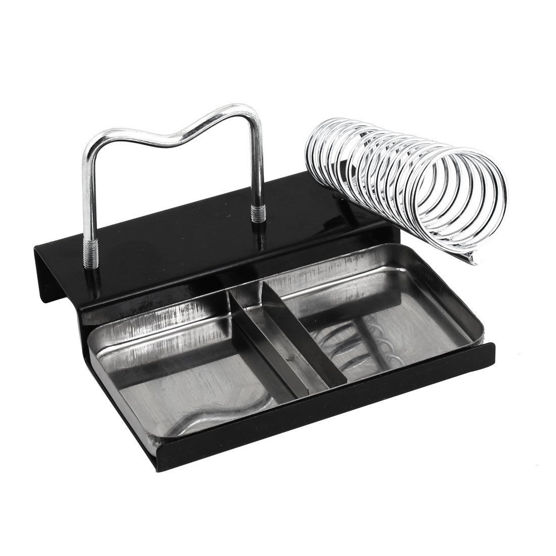 Benchtop Rectangular Base Detached Spring Solder Soldering Iron Stand Holder