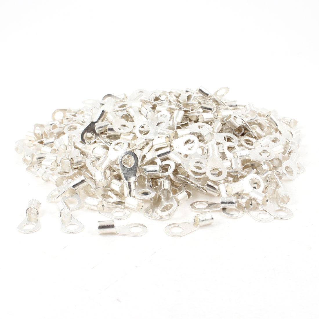 5mm Stud Copper Lug Cable Connector Non-insulated Ring Terminal 1000 in 1