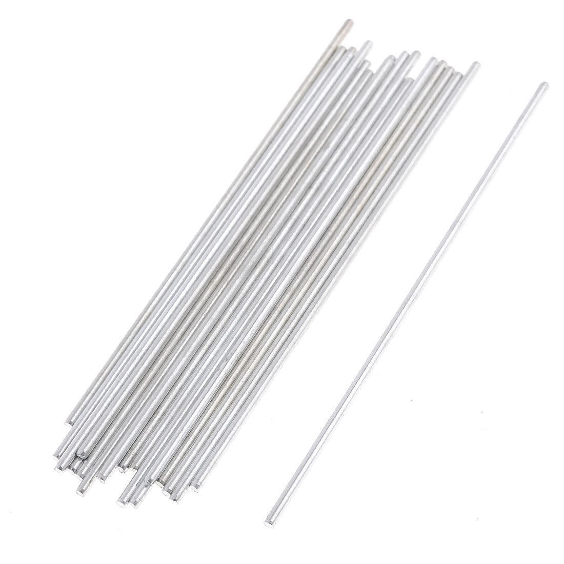 20 Pcs Silver Tone Metal Machinery Machanical Parts Axles