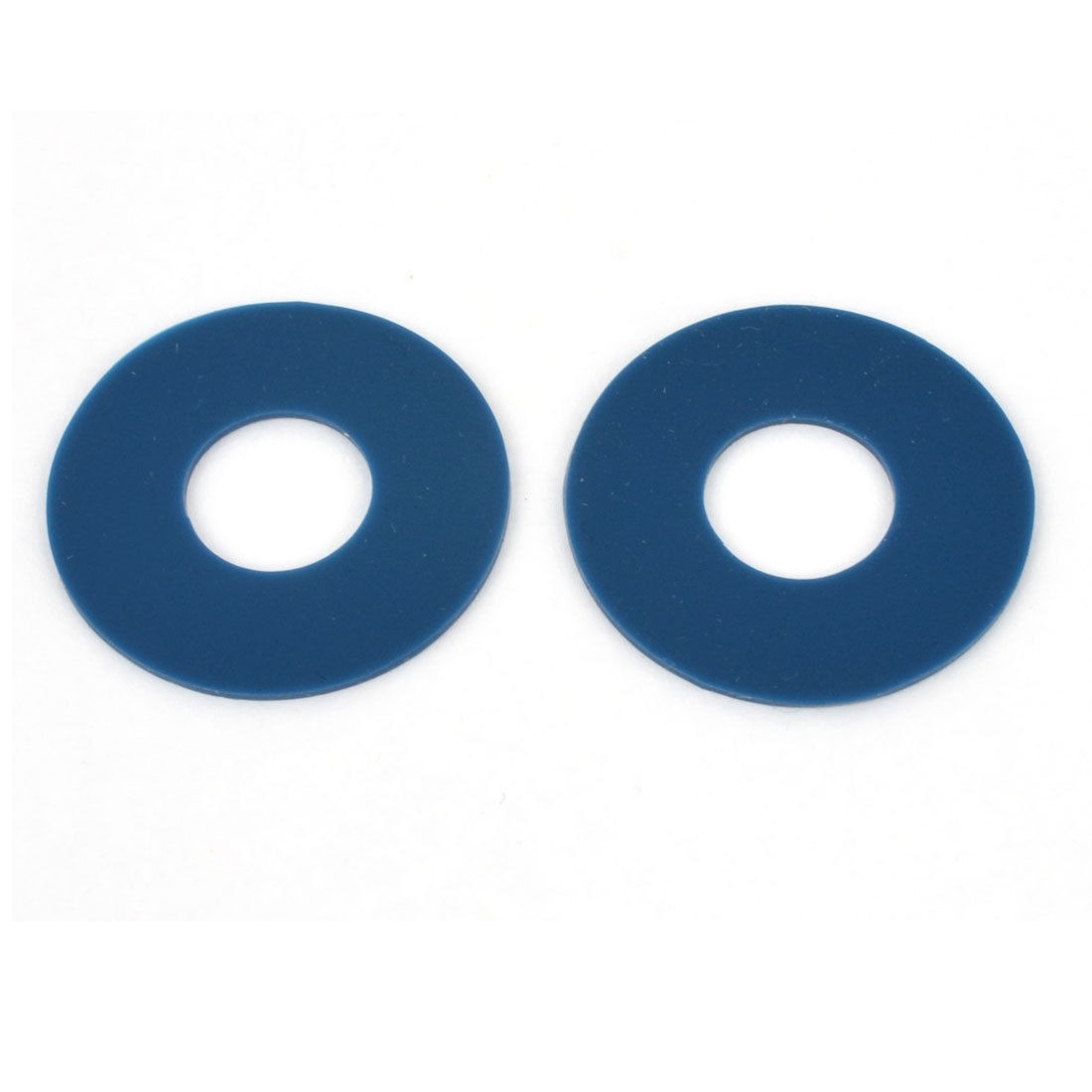 Rubber 32mm OD 12mm Inner Dia Printing Offset Suckers Blue 2PCS
