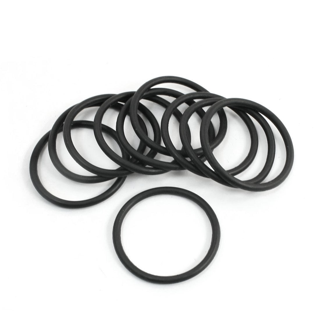 34.3mm x 2.65mm Flexible Rubber Oil Sealed Filter O Rings Washers 10 Pcs