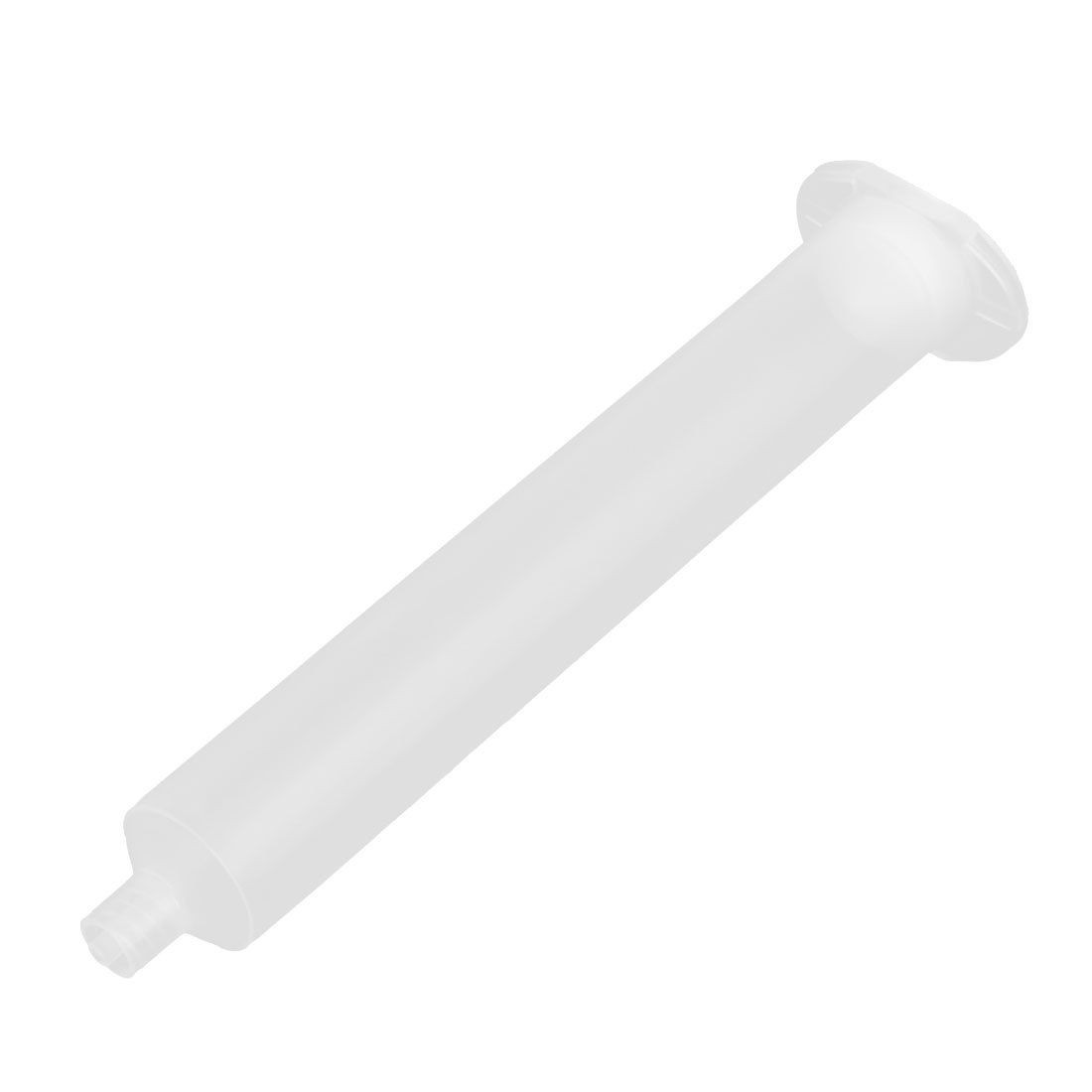Clear Plastic 50CC Helix Luer Lock Tip Dispenser Barrels