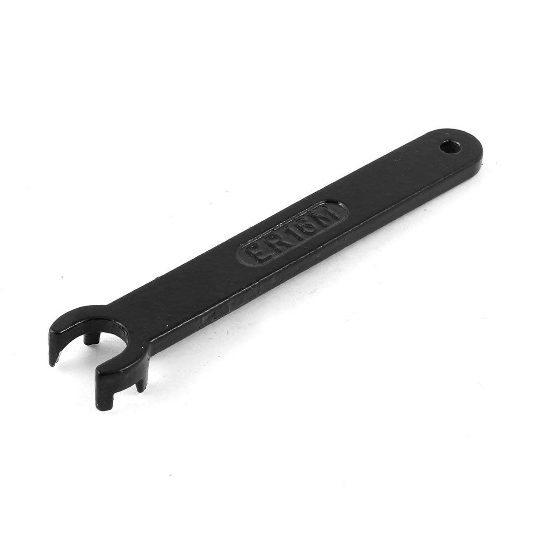 Black Metal Precision ER16M Collet Wrench Spanner for CNC Milling