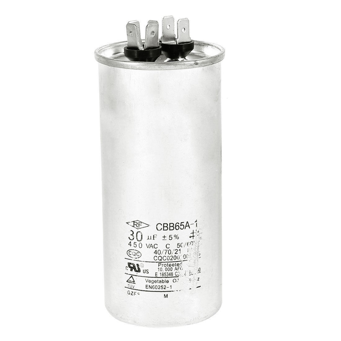 CBB65A-1 450V 30uF Polypropylene Film Motor Running Capacitor