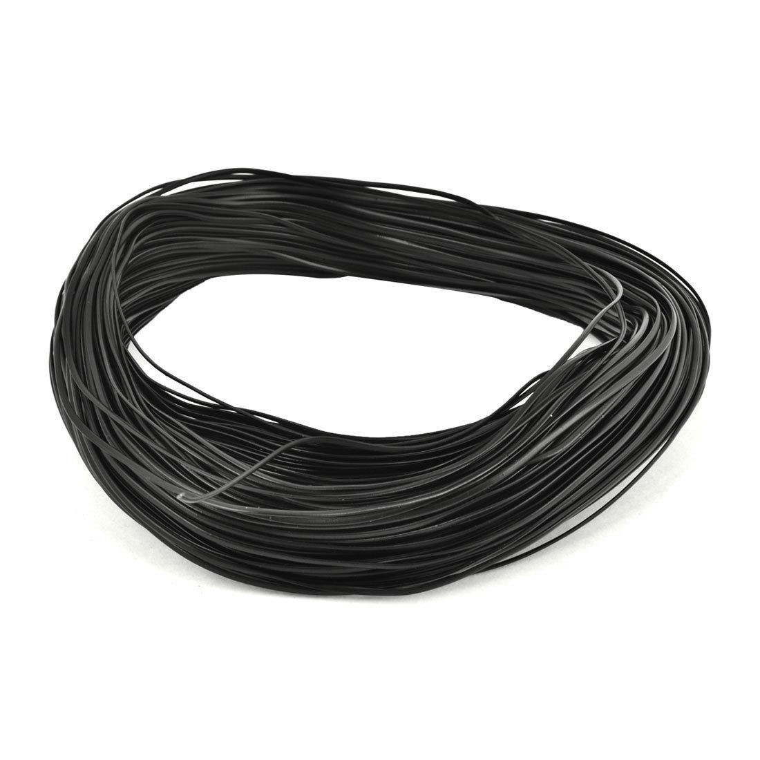 Black PVC Coated Electro Galvanized 0.35mm Diameter Iron Wire 200M