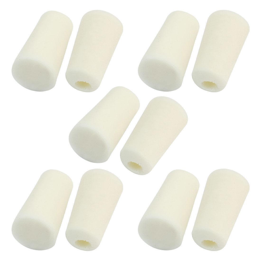10pcs 33mm Length 15-19mm Silicone Stopper Plug for 18mm Outer Dia Test Tube