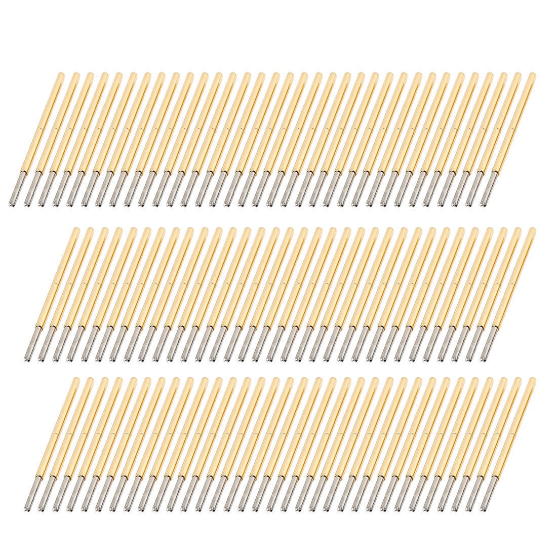 100 Pcs 1mm Dia U Tip 4-point Crown Spring Testing Probe Tips
