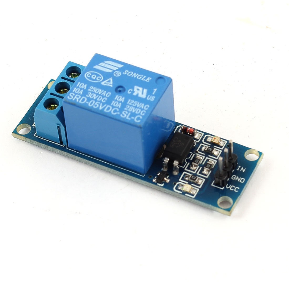 Optocoupler Shielded Low Level Single Channel PLC Relay Module DC 5V for Arduino