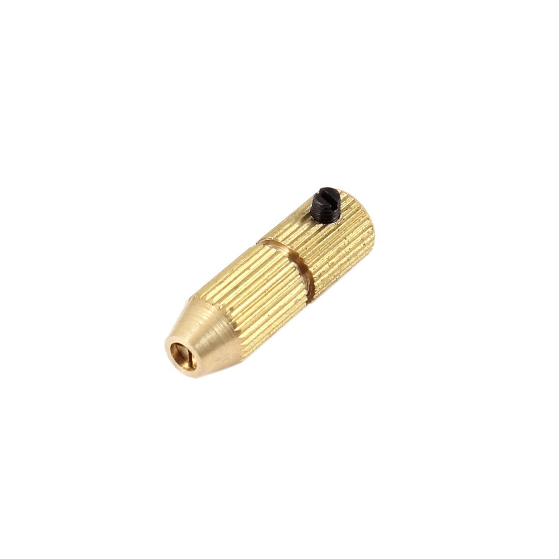 0.2-1mm Adjustable Brass Wood Working Keyless Drill Chuck Gold Tone