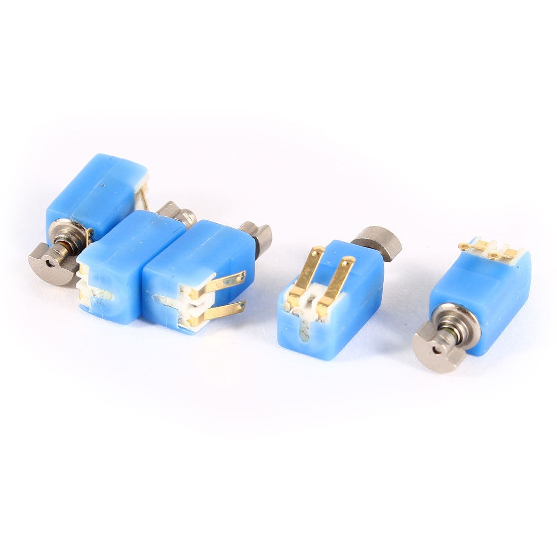 4.6mm x 4.8mm x 8.2mm Blue Electric 2000RPM Speed Vibration Motor DC3V 5 Pcs