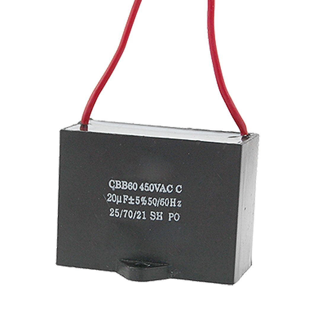 0.02mF 20uf 450VAC 50/60Hz 2 Wire Fan Metallized Capacitor