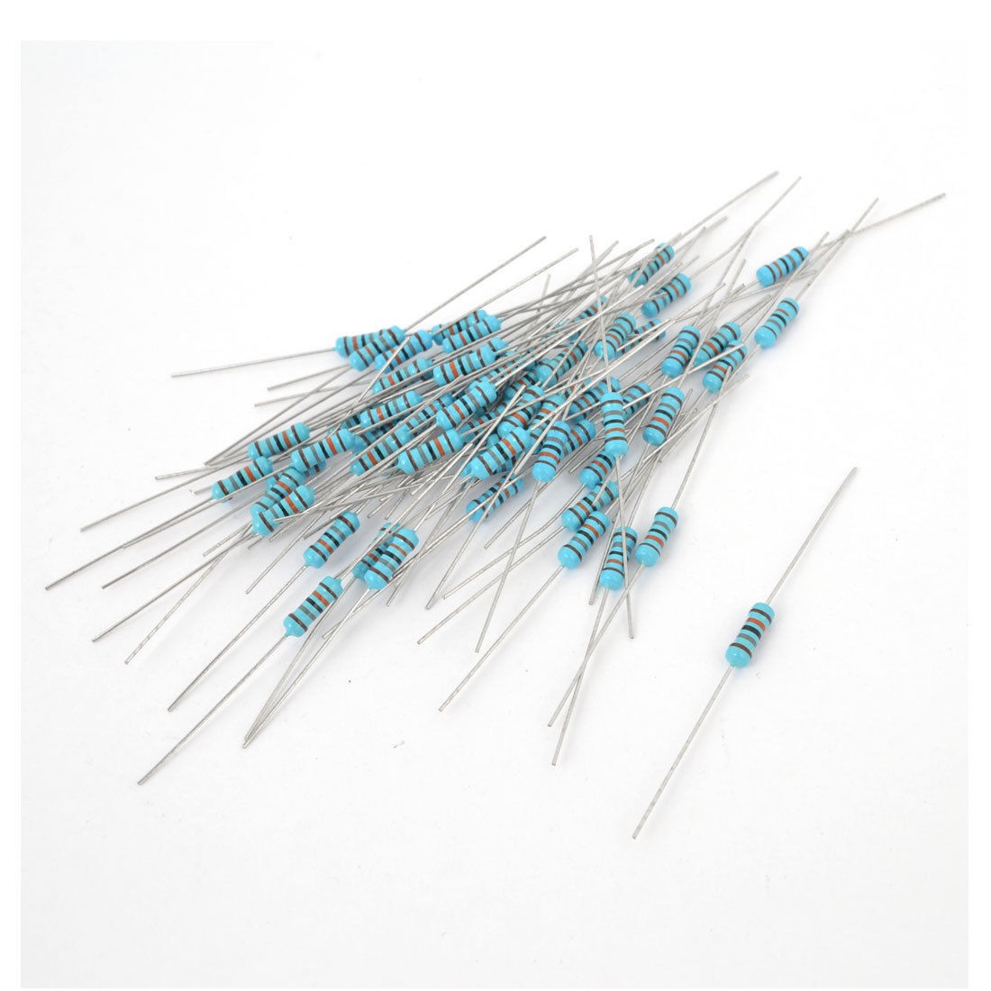 60 Pcs 1/2W 1% 180K Ohm Flameproof Axial Metal Film Resistor Assortment Kit