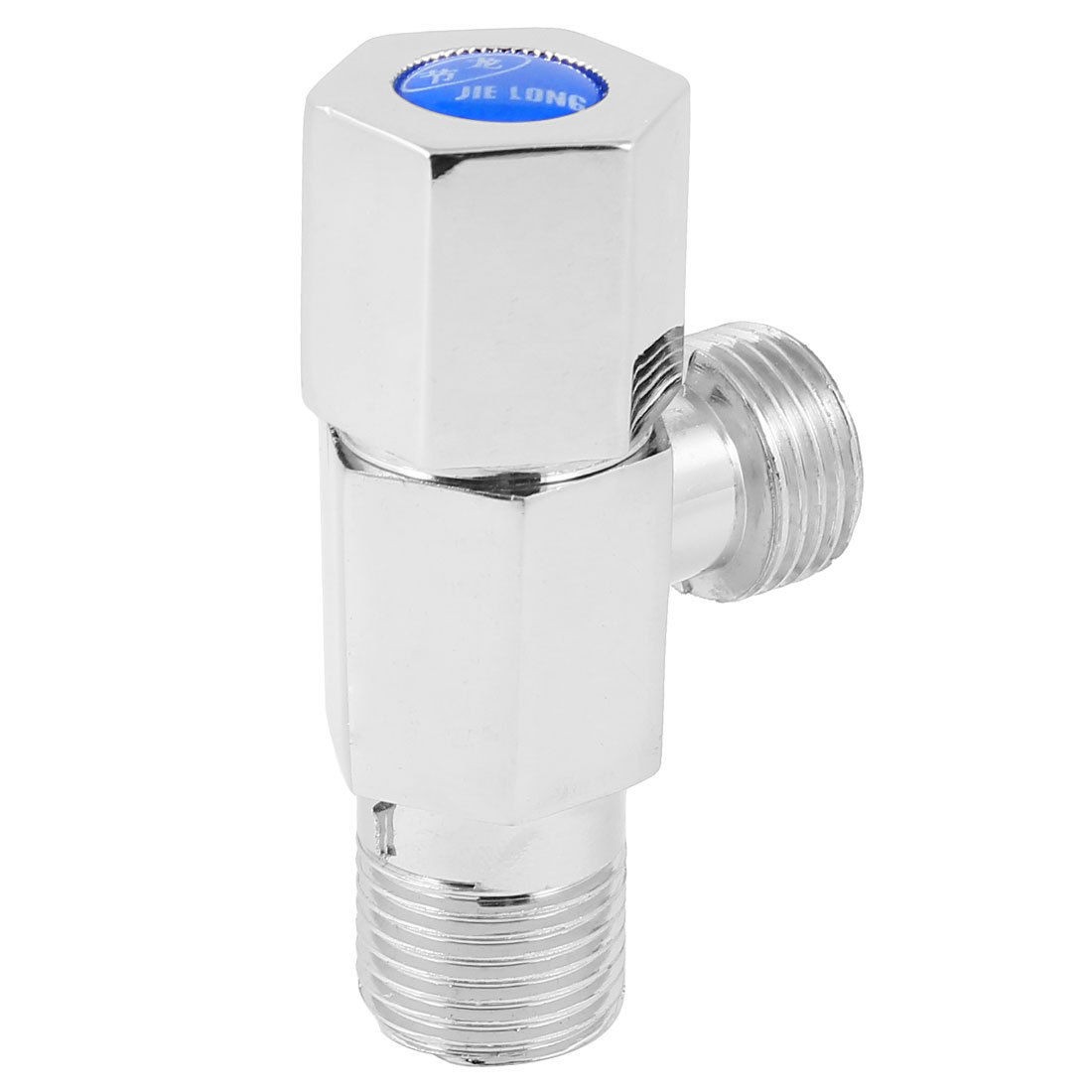 Toilet Sanitary 1/2 PT Male Thread Self Closing Delay Flush Stop Angle Valve