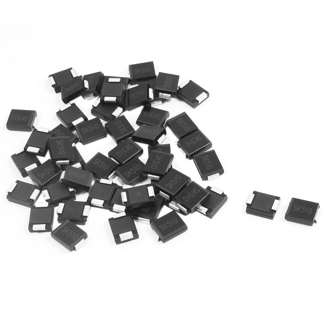 Electric Components DO-214AB 100V 5A Schottky Diode SK510 50pcs