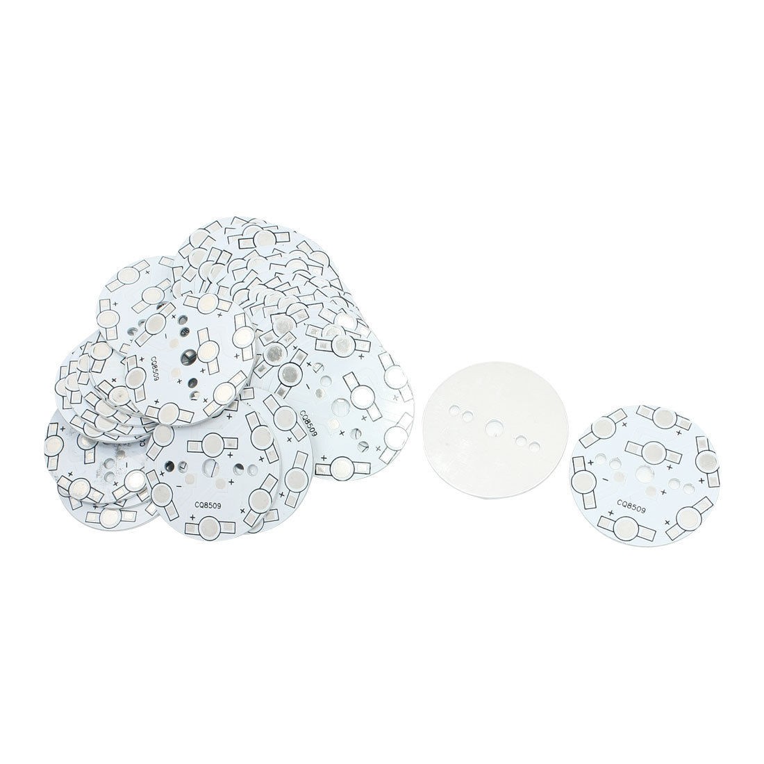 30 Pieces 50mm Circle Aluminum PCB Circuit Board for 7 x 1W/3W LED in Series