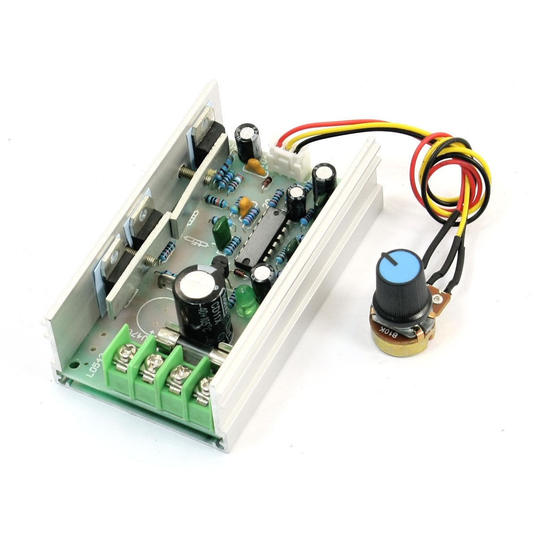 Adjustable PWM Motor Rotary Speed Controller Governor Regulator DC 12-60V 10A