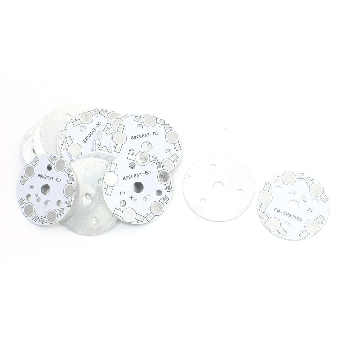 20PCS 40mm Circle Aluminum PCB Circuit Board for 1W/3W 5LED in Series