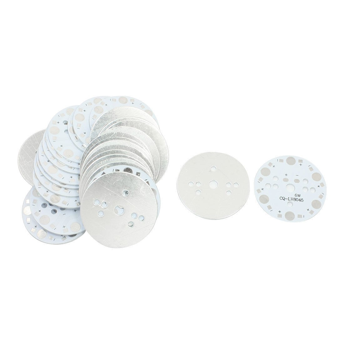 30PCS 49mm Round Aluminum PCB Circuit Board for 6 x 1W/3W LED in Series