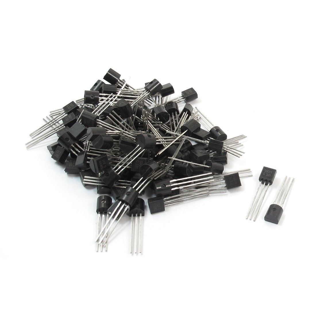 100pcs General Propose S9011 35V 50mA TO-92 Package NPN Transistor