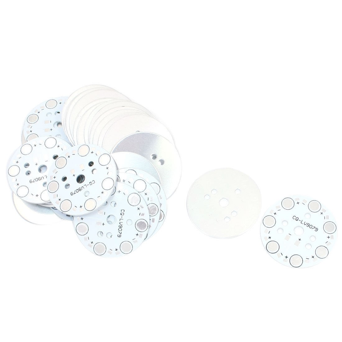 30PCS 49mm Circle Aluminum PCB Circuit Board for 7 x 1W/3W LED in Series