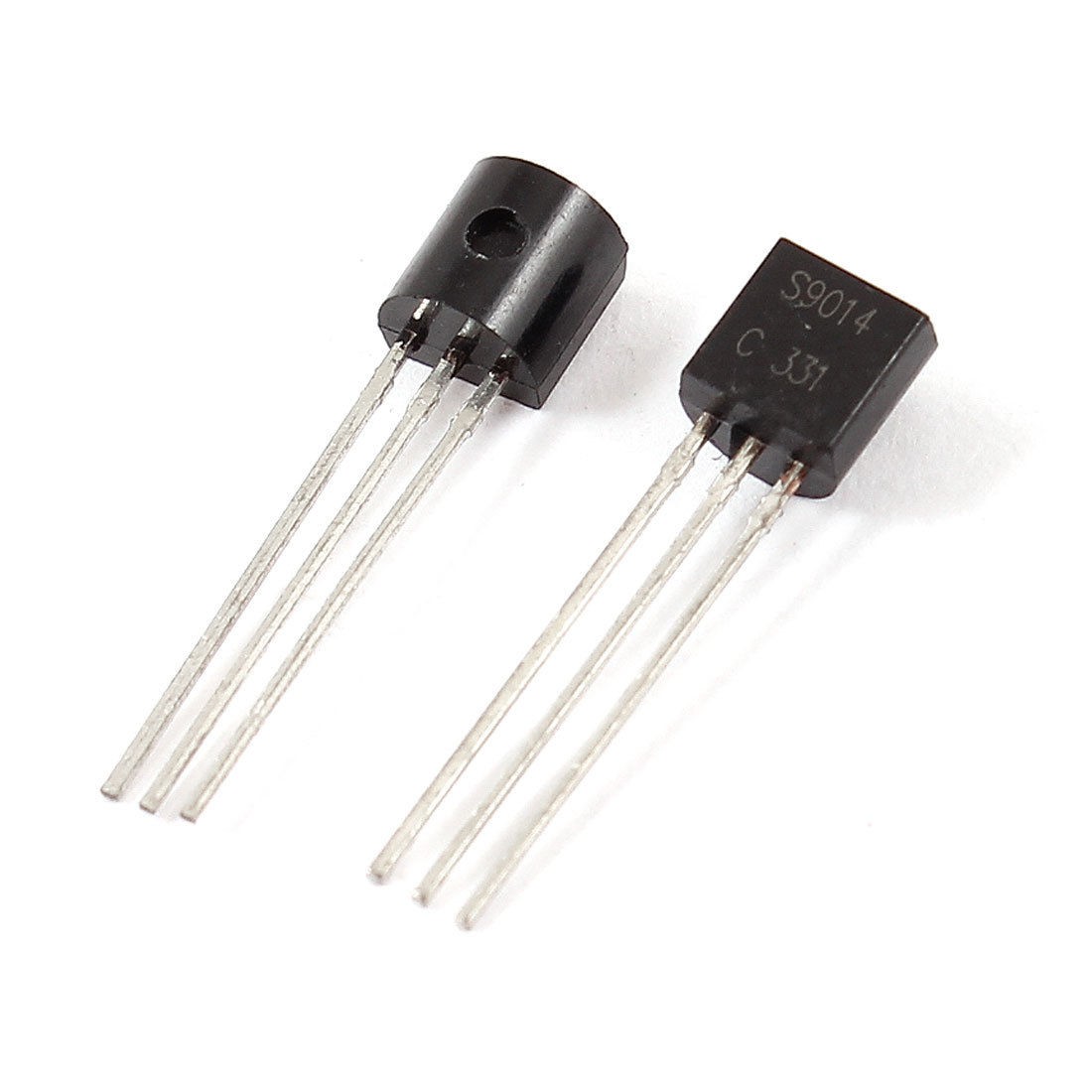 2 PCS S9014 50V 0.15A 3 Pins TO-92 NPN Power Transistor