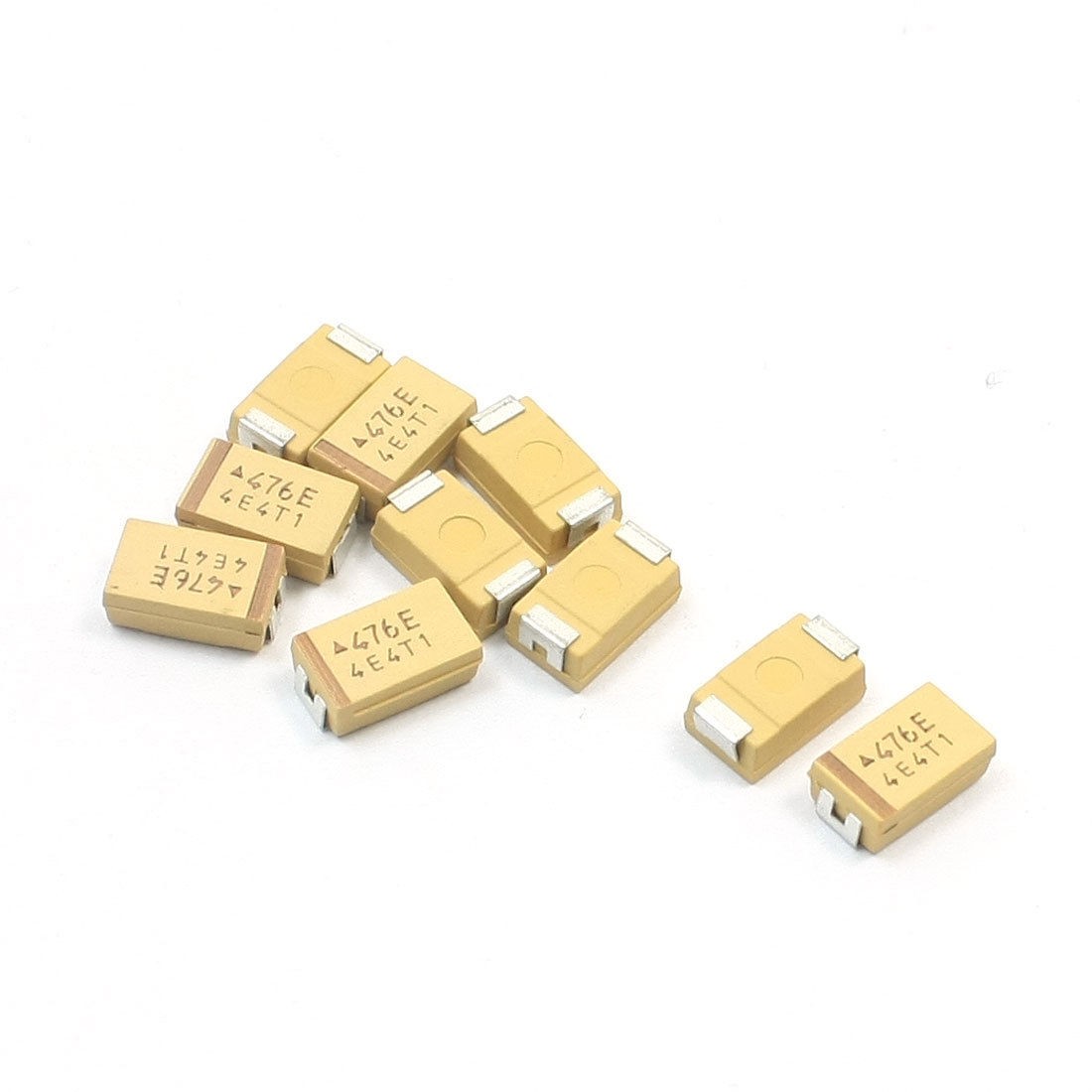 10pcs D Type Surface Mount 47uF 25V SMD SMT Chip Tantalum Capacitors