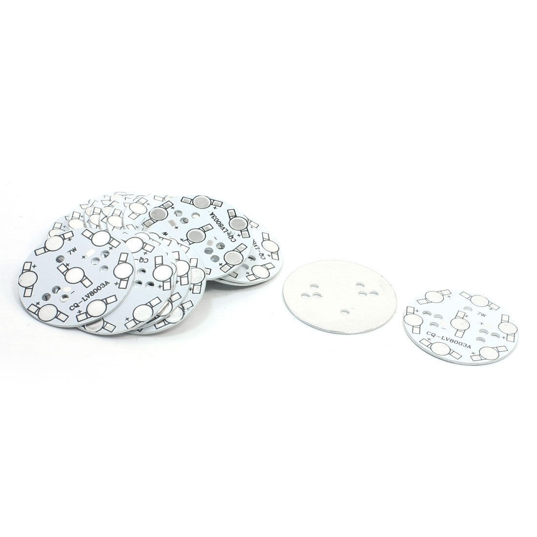 20PCS 5cm Circle Aluminum PCB Circuit Board for 1W/3W 7LED in Series