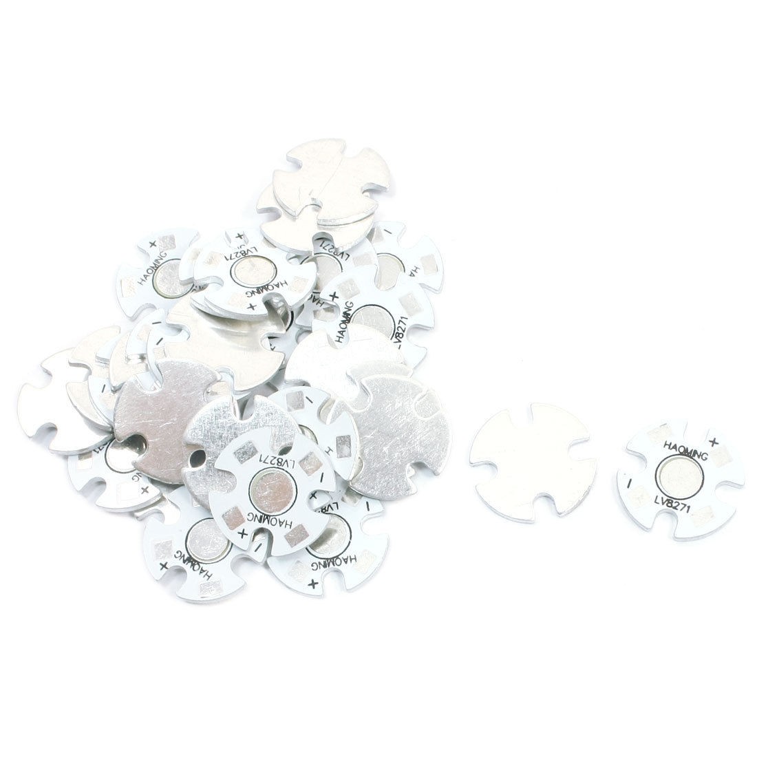 30pcs 19mm Dia Round Aluminum PCB Circuit Board DIY for 1 x 1W/3W LED