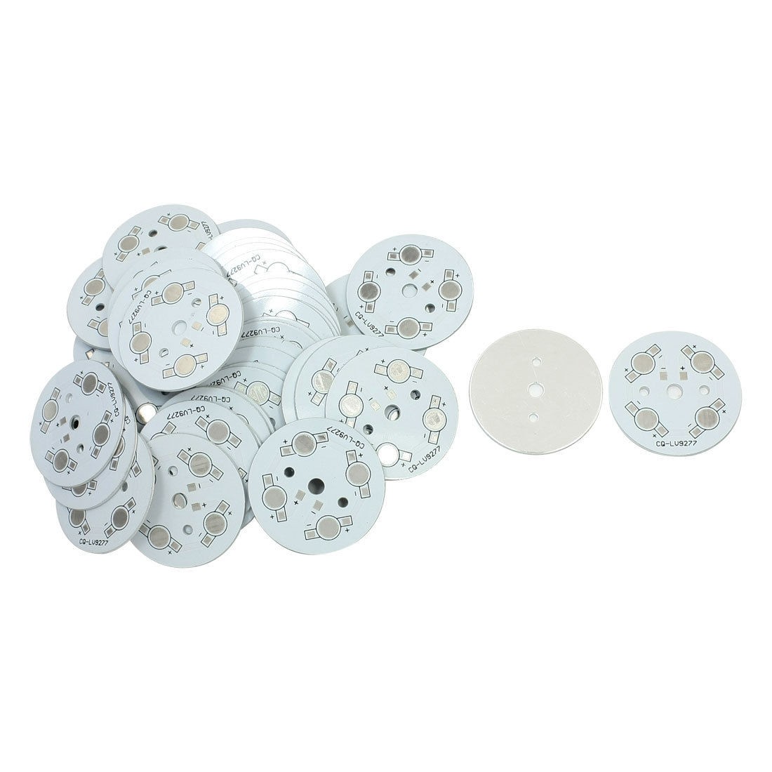50PCS 45mm Circle Aluminum PCB Circuit Board for 4 x 1W/3W LED in Series