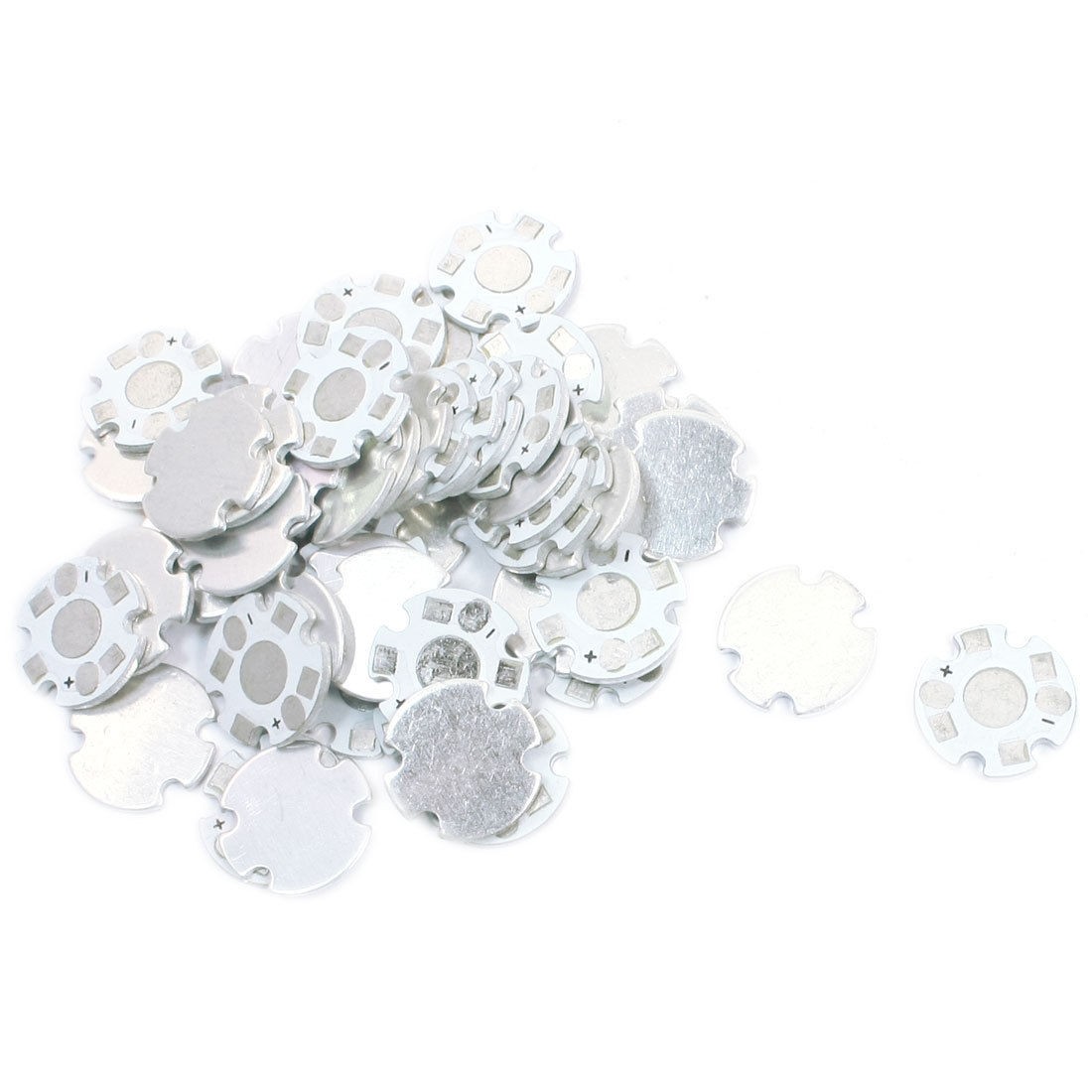 50PCS 16mm Circle Aluminum PCB Circuit Board for 1 x 1W/3W LED in Series