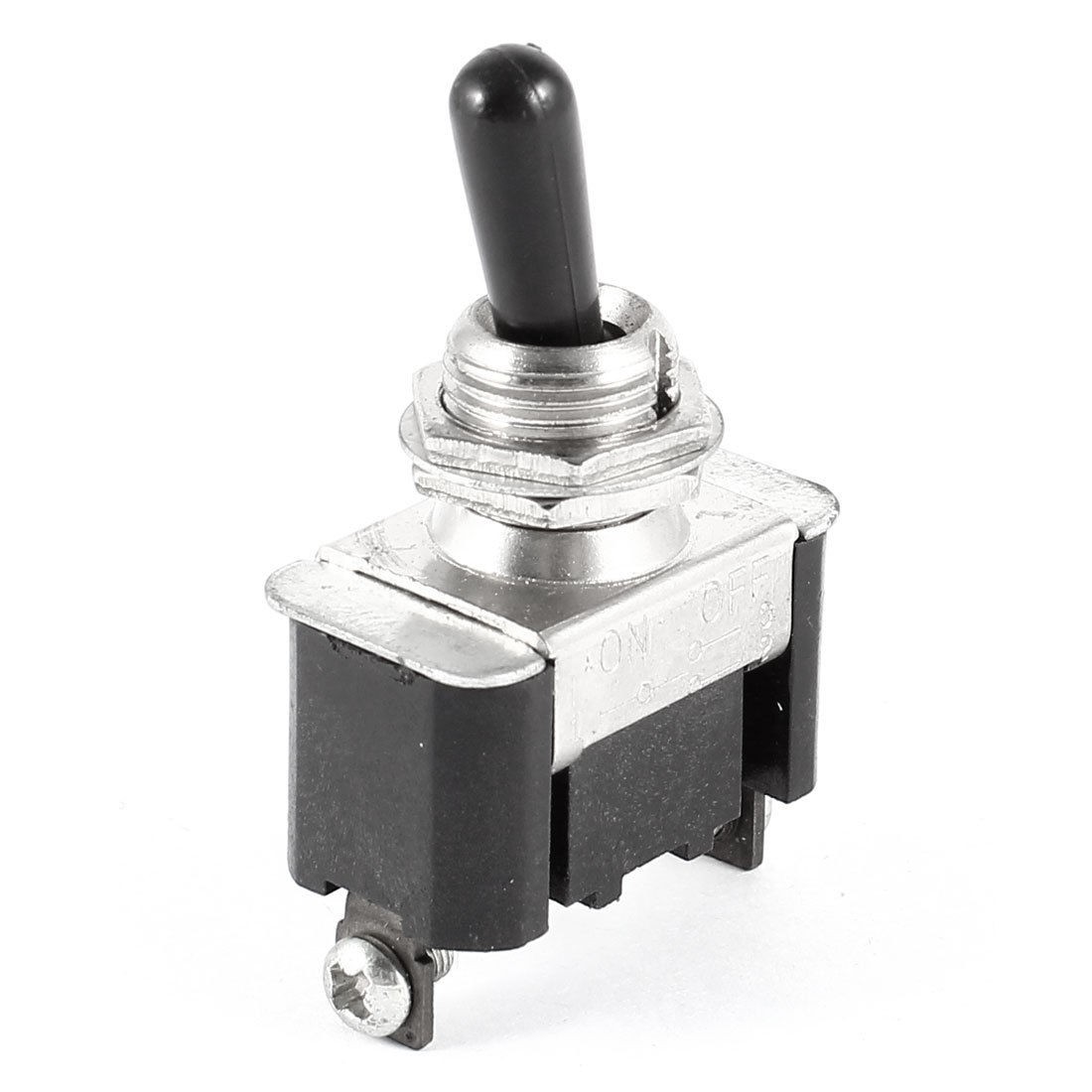 AC 125V/250V 15A/6A On/Off 2 Position SPST Screw Terminals Toggle Switch