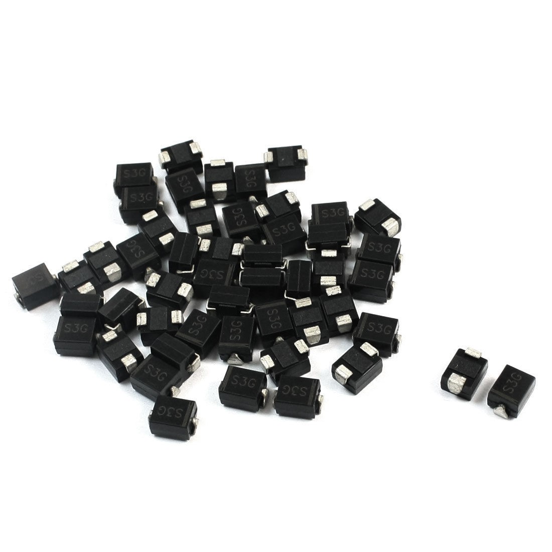 DO-214AA Package 40V 3A Semiconductor Rectifier Diode S3G 50pcs