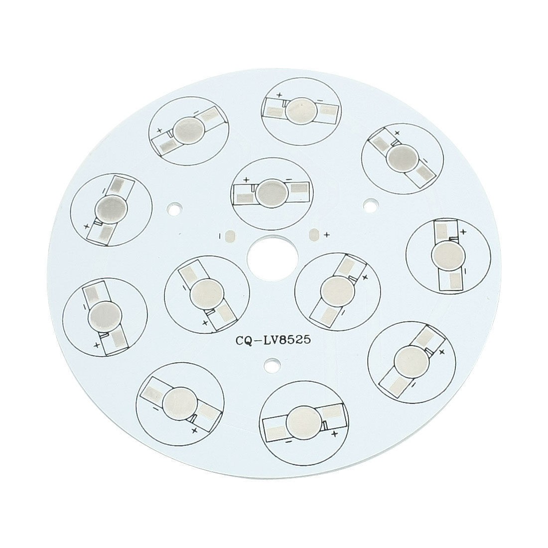 1W/3W High Power 8LEDs Aluminum Base PCB Plate Board DIY 108mm Diameter