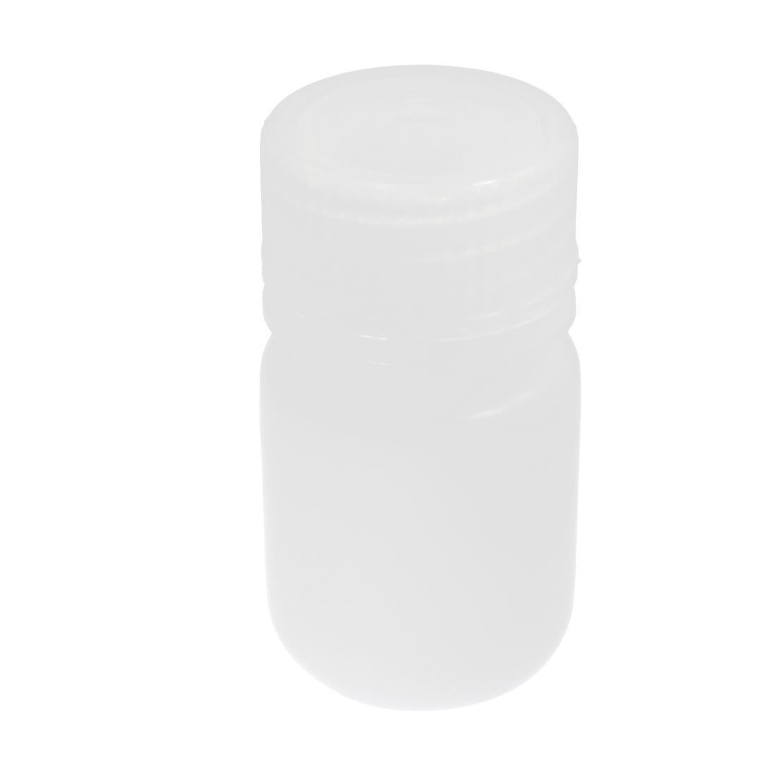 30ml White Plastic Cylinder Shaped Chemical Reagent Bottle
