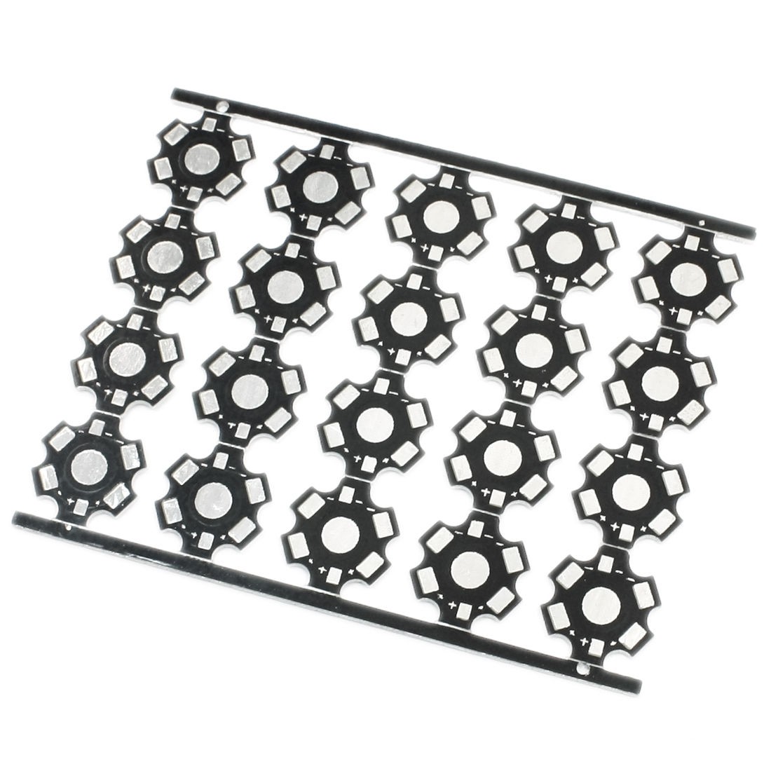20pcs 20mm 1 x 1W 3W 5W High Power LED Aluminum Star Base PCB Plate Board DIY