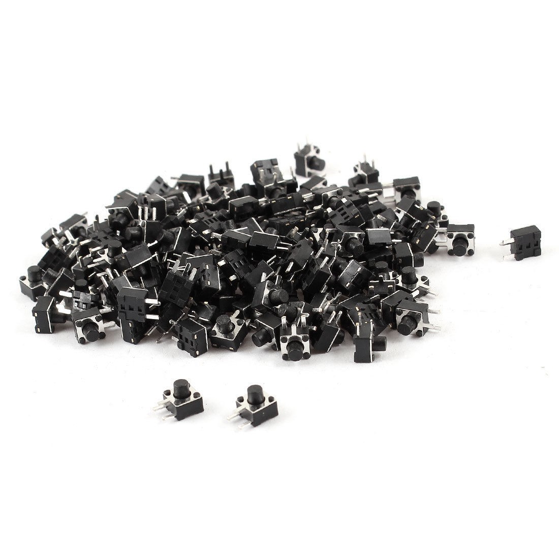 150 Pcs PCB Mounted Momentary 3-pin Tact Pushbutton Switch 4.5mmx4.5mmx4.<wbr/>8mm