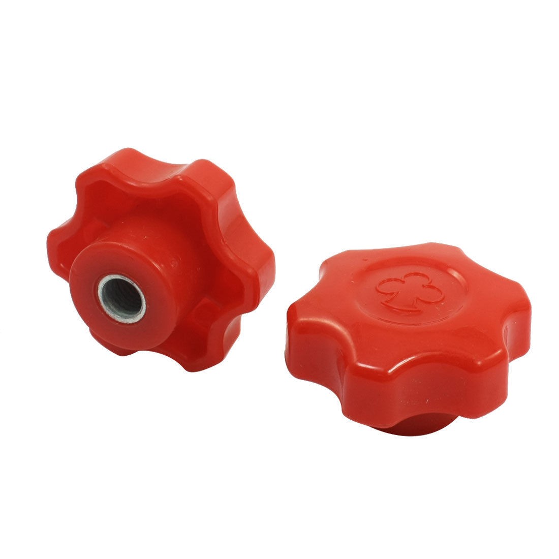 Electric Machine M12 Female Thread 60mm Dia Clamping Hex Knob 2pcs