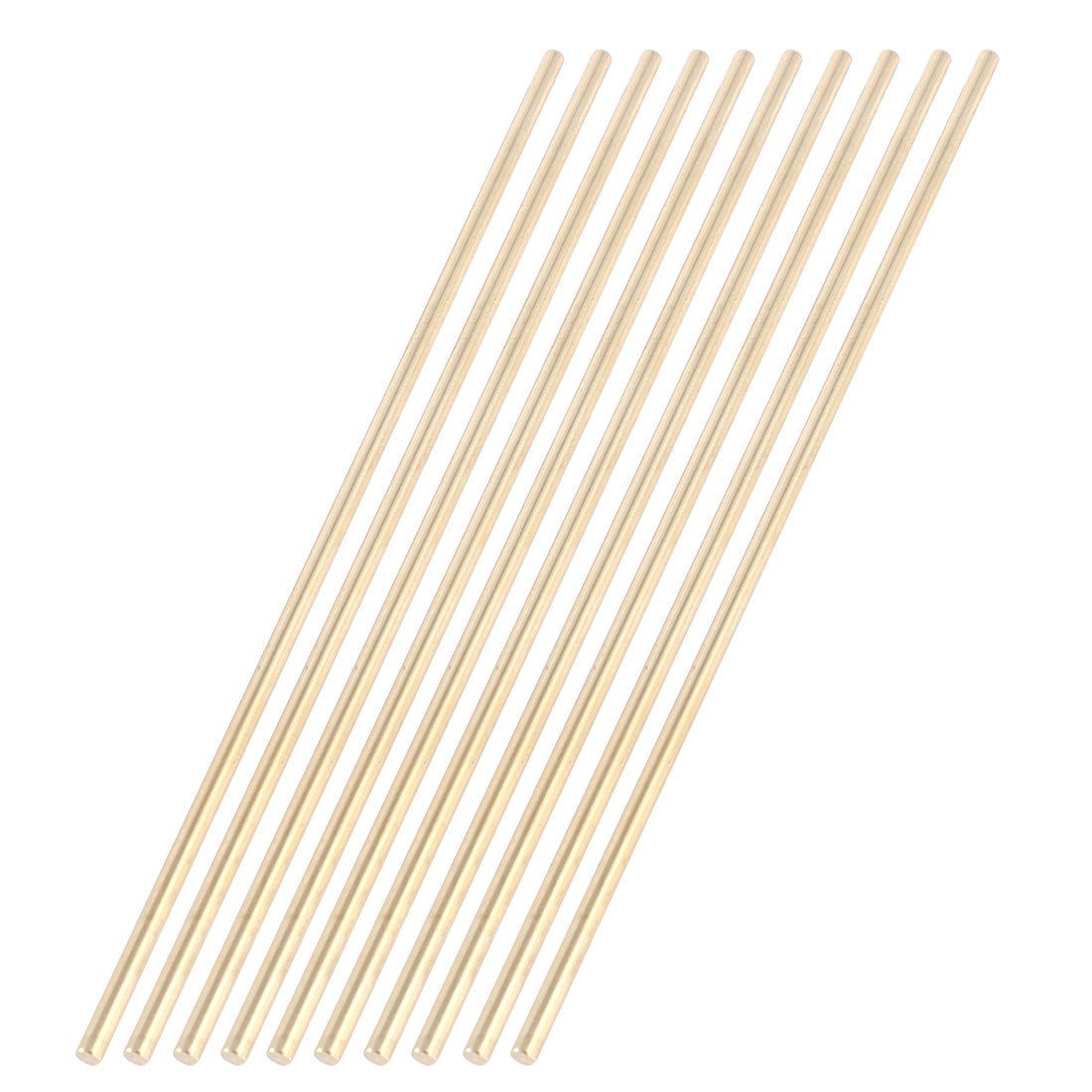 10 Pcs Car Model Toy DIY Brass Rod Axles Drill Rod Bar 3mm x 150mm