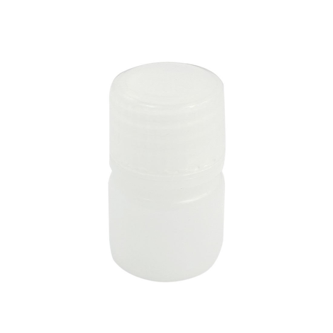 5ml White Plastic Cylinder Shaped Chemical Reagent Bottle