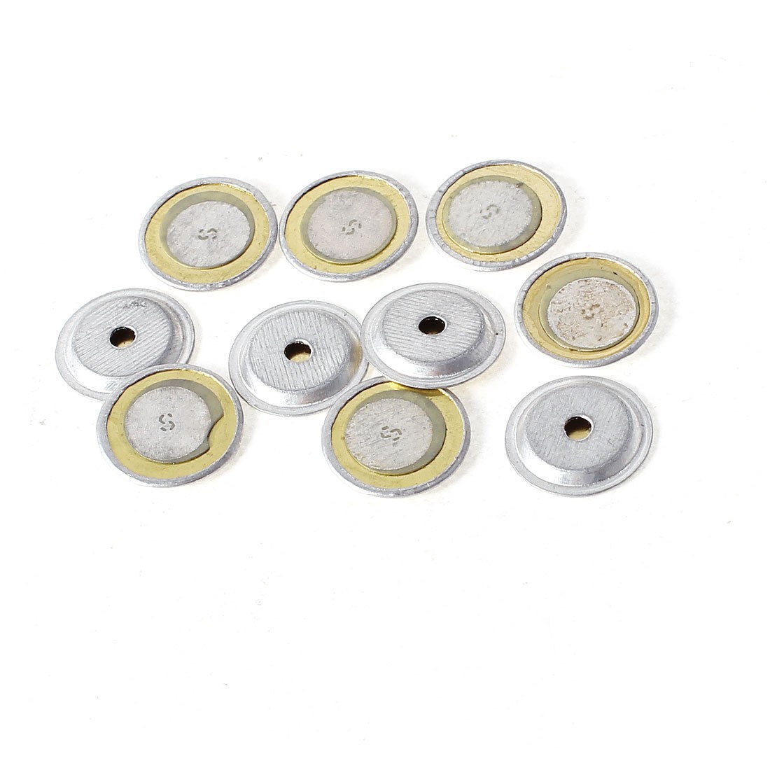 10 Pcs 12mm Aluminium Piezoelectric Electronic Components Buzzer Film Gasket