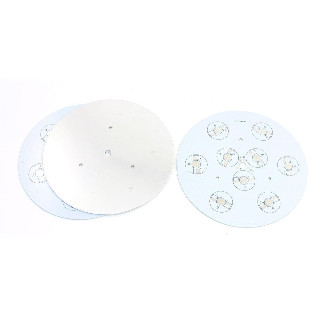 3Pcs 120mm Circle Aluminum PCB Circuit Board for 9 x 1W 3W 5W RGB LED in Series
