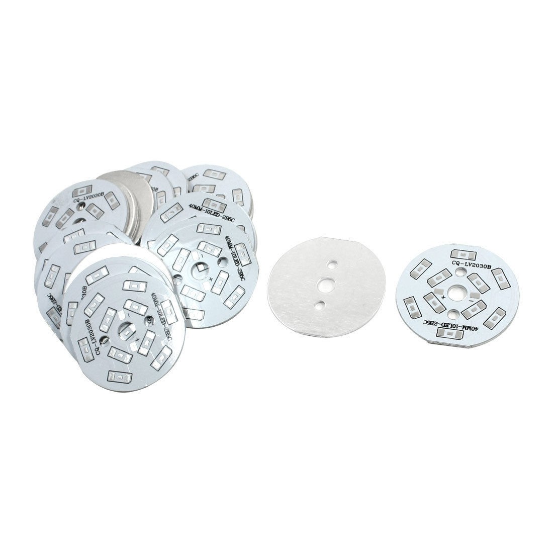 20Pcs 40mm Circle Aluminum PCB Circuit Board for 10 x 1/2W 5730 SMD LED