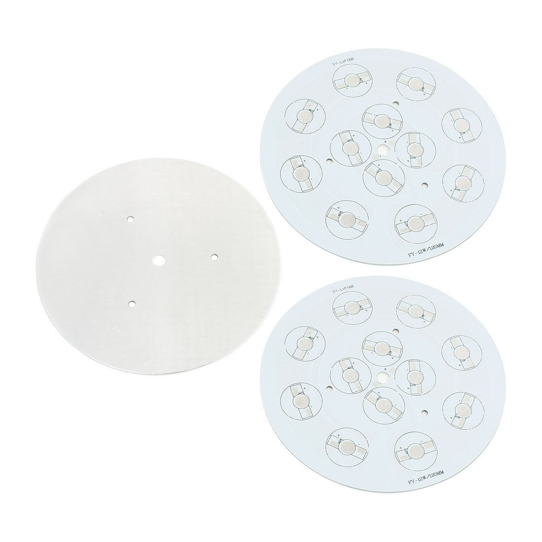 3Pcs 5" Circle Aluminum PCB Circuit Board for 12 x 1W 3W 5W LED in Series