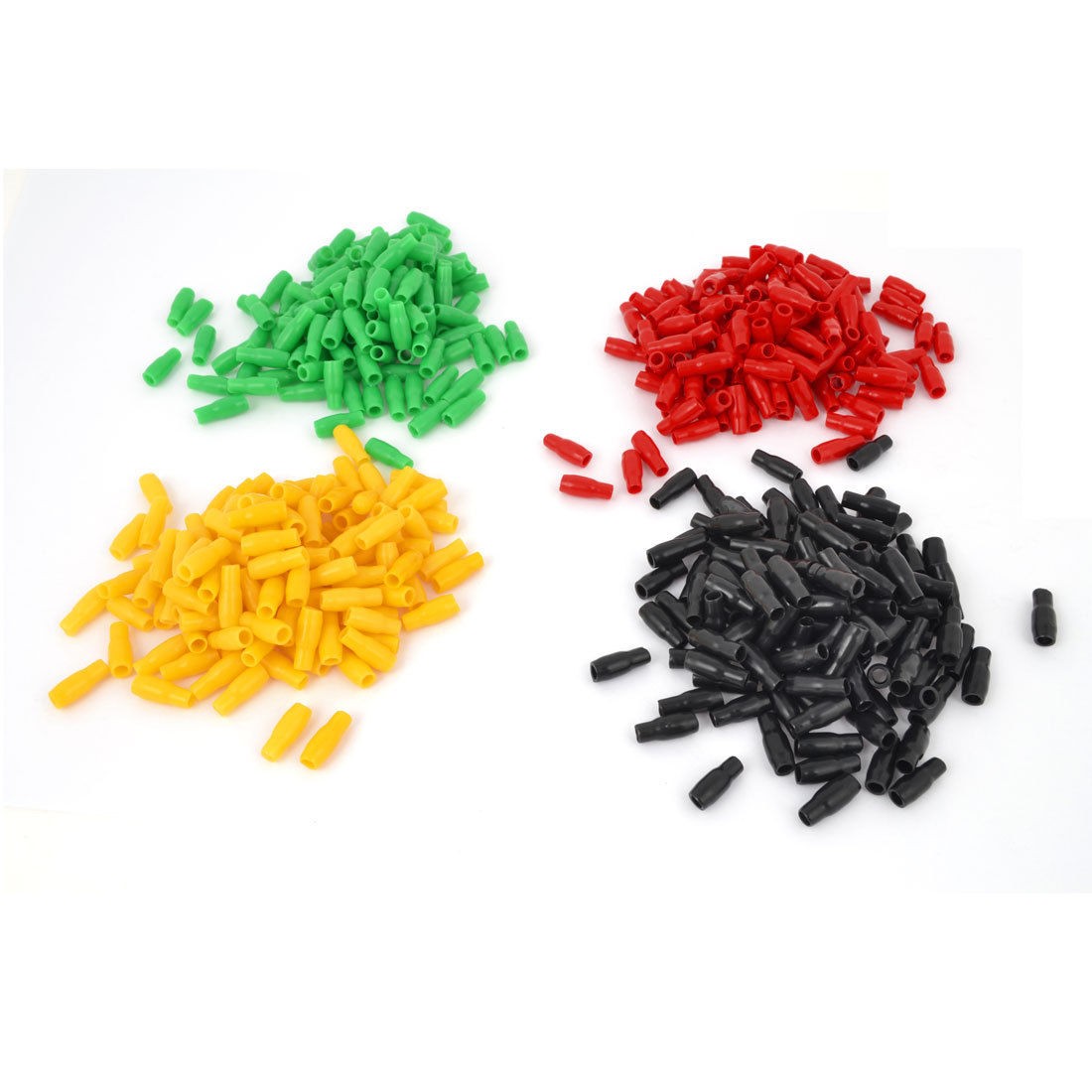 800pcs Terminal Wire Connector Sleeve Protective Insulated Covers 3.5-4mm2